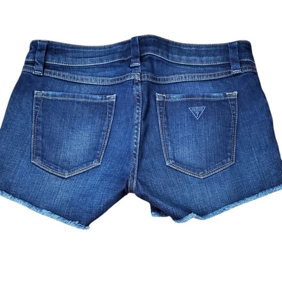 Guess Dark Wash Denim Shorts - Picture 1 of 7